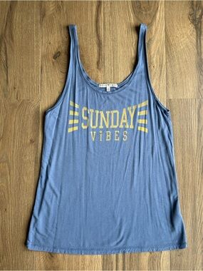 Junk Food Clothing "Sunday Vibes" Graphic Tank